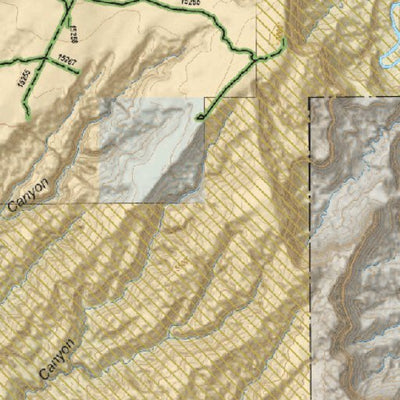 Spring Rudge Map Poison Spring to Big Ridge - North Lake Powell Utah Map by Trusted ...