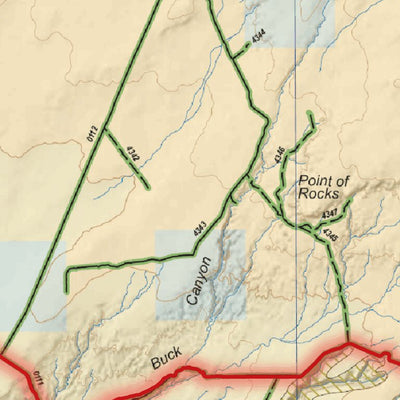 Trusted Trail Maps Inc. Robbers Roost Trail - Hanksville Utah digital map