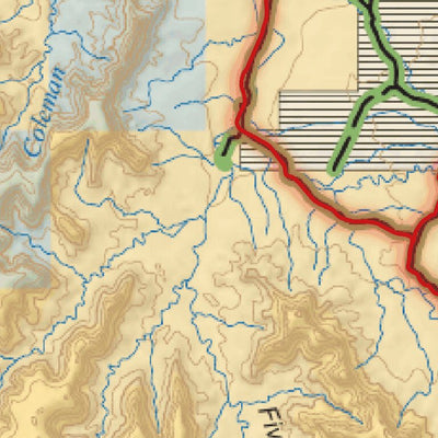 Trusted Trail Maps Inc. Steele Butte Loop - Hanksville Utah digital map