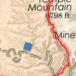 Trusted Trail Maps Inc. Temple Mountain - Hanksville Utah digital map