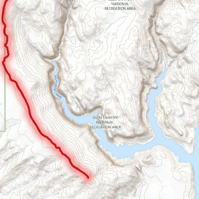 Trusted Trail Maps Inc. Ticaboo Mesa - North Lake Powell Utah digital map