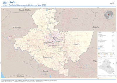 UN OCHA Regional office for the Syria Crisis Baghdad digital map