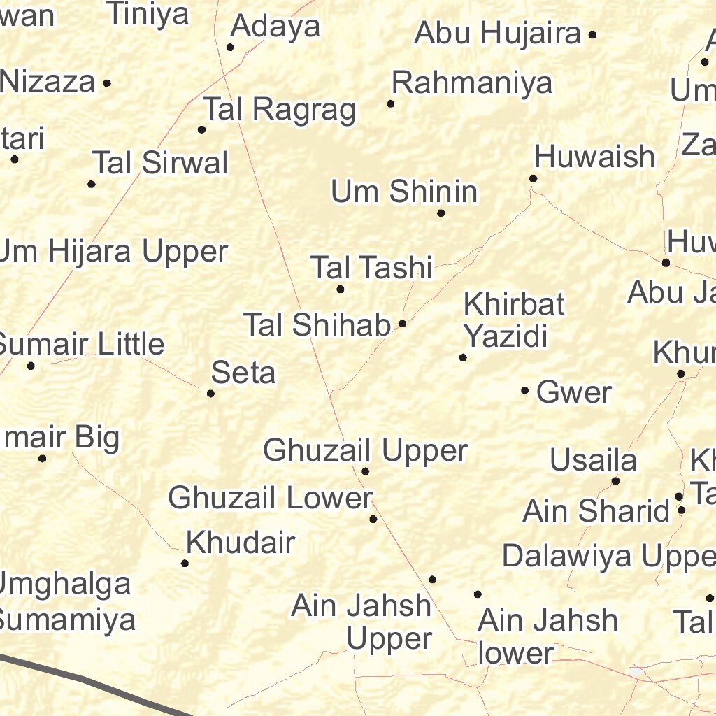 Ninewa Map by UN OCHA Regional office for the Syria Crisis | Avenza Maps
