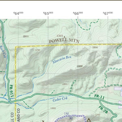 Underwood Geographics Ouachita Trail Central (2 of 3), East Side (West Tile) bundle exclusive