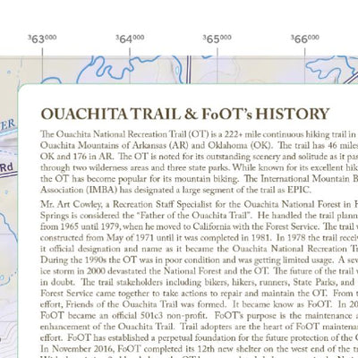 Underwood Geographics Ouachita Trail Western (1 of 3), West Side (East Tile) bundle exclusive
