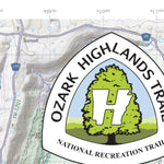 Underwood Geographics Ozark Highlands Trail West (1 of 3), West Side (West Tile) & Legend bundle exclusive