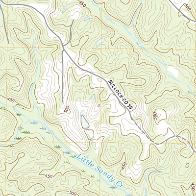 United States Geological Survey Aberfoil, AL (2020, 24000-Scale) digital map