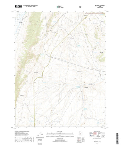 United States Geological Survey Abes Knoll, UT (2020, 24000-Scale) digital map