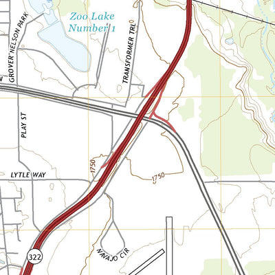 United States Geological Survey Abilene East, TX (2022, 24000-Scale) digital map