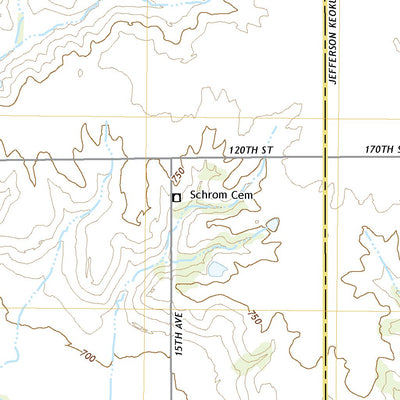 United States Geological Survey Abingdon, IA (2022, 24000-Scale) digital map