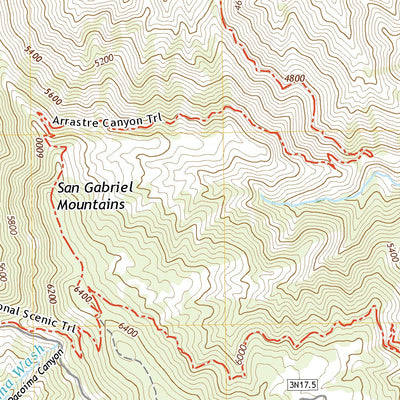 United States Geological Survey Acton, CA (2022, 24000-Scale) digital map