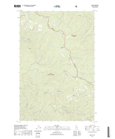 United States Geological Survey Adair, ID (2020, 24000-Scale) digital map