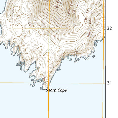 United States Geological Survey Adak B-2 NE, AK (2021, 25000-Scale) digital map