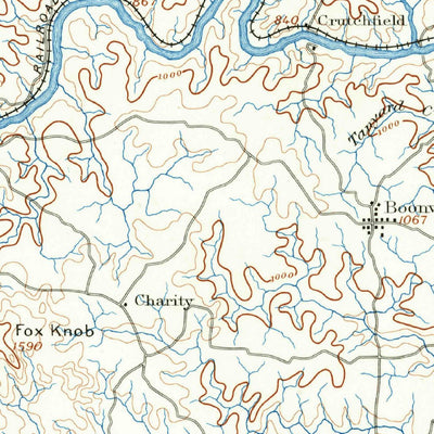 United States Geological Survey Adinville, NC (1891, 125000-Scale) digital map