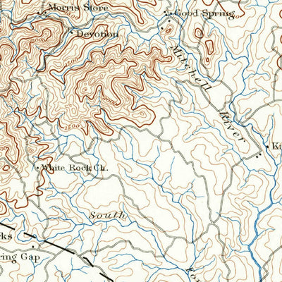 United States Geological Survey Adinville, NC (1891, 125000-Scale) digital map