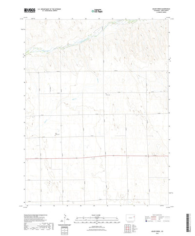 United States Geological Survey Adler Creek, CO (2022, 24000-Scale) digital map
