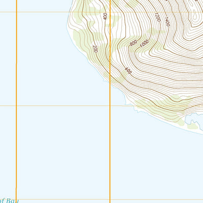 United States Geological Survey Afognak B-3 SW, AK (2021, 25000-Scale) digital map