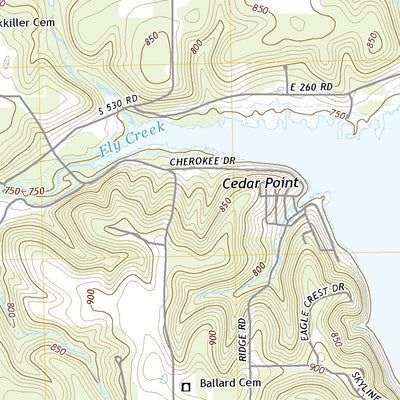 United States Geological Survey Afton, OK (2022, 24000-Scale) digital map