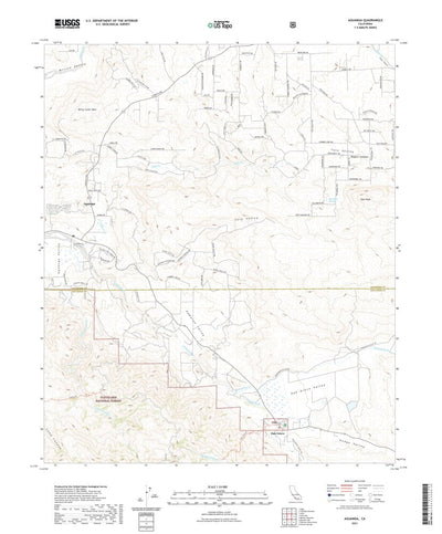 United States Geological Survey Aguanga, CA (2021, 24000-Scale) digital map