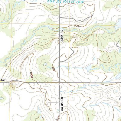 United States Geological Survey Ahloso, OK (2022, 24000-Scale) digital map
