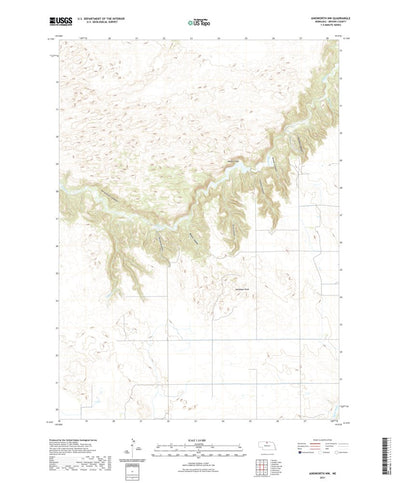 United States Geological Survey Ainsworth NW, NE (2021, 24000-Scale) digital map