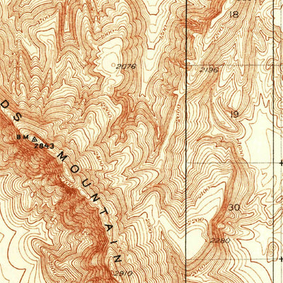 United States Geological Survey Ajo, AZ (1934, 62500-Scale) digital map