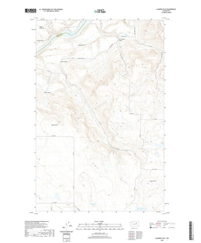 United States Geological Survey Alameda Flat, WA (2020, 24000-Scale) digital map