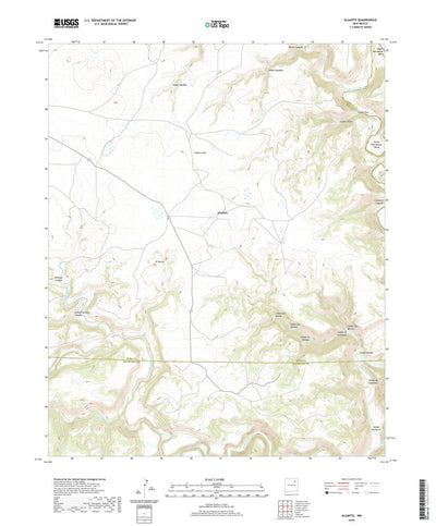 United States Geological Survey Alamito, NM (2020, 24000-Scale) digital map