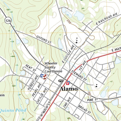 United States Geological Survey Alamo, GA (2020, 24000-Scale) digital map