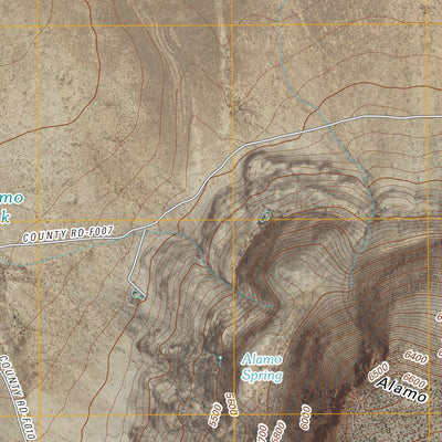 United States Geological Survey Alamo Mountain, NM-TX (2010, 24000-Scale) digital map