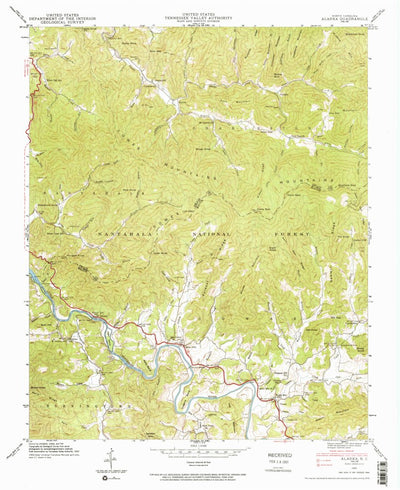 United States Geological Survey Alarka, NC (1940, 24000-Scale) digital map