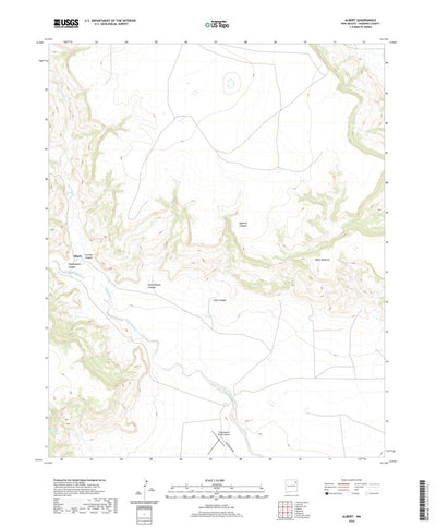 United States Geological Survey Albert, NM (2020, 24000-Scale) digital map