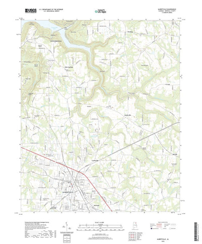United States Geological Survey Albertville, AL (2020, 24000-Scale) digital map