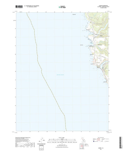 United States Geological Survey Albion, CA (2021, 24000-Scale) digital map