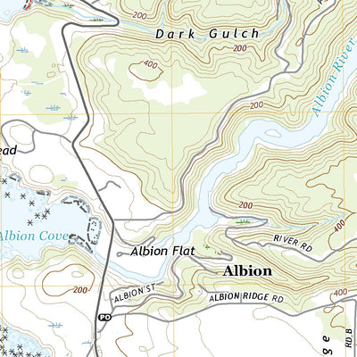 United States Geological Survey Albion, CA (2021, 24000-Scale) digital map
