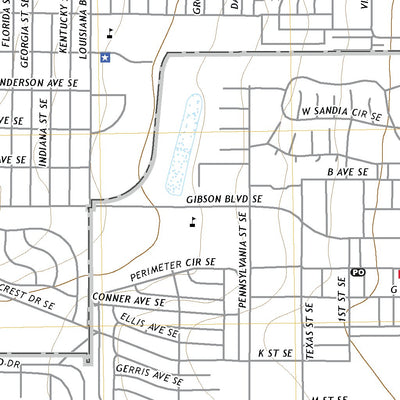 United States Geological Survey Albuquerque East, NM (2020, 24000-Scale) digital map