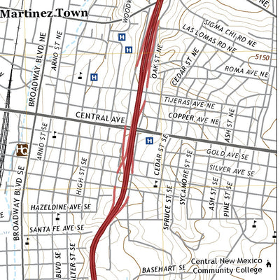 United States Geological Survey Albuquerque West, NM (2020, 24000-Scale) digital map