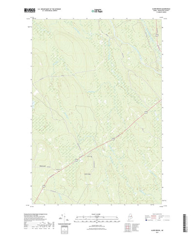 United States Geological Survey Alder Brook, ME (2021, 24000-Scale) digital map