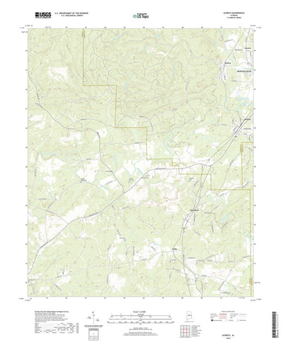 United States Geological Survey Aldrich, AL (2020, 24000-Scale) digital map