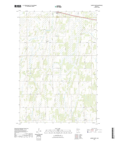 United States Geological Survey Aldrich South, MN (2022, 24000-Scale) digital map