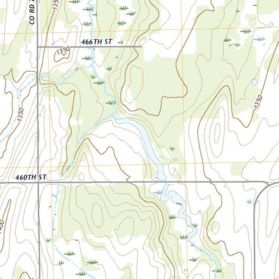 United States Geological Survey Aldrich South, MN (2022, 24000-Scale) digital map
