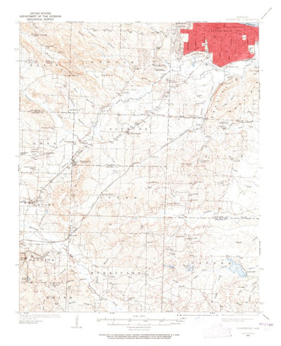 United States Geological Survey Alexander, AR (1935, 62500-Scale) digital map