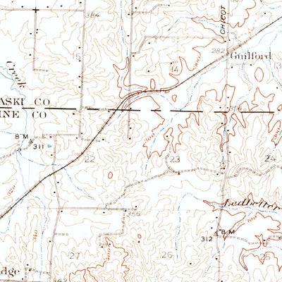 United States Geological Survey Alexander, AR (1935, 62500-Scale) digital map