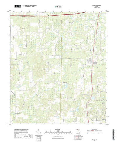 United States Geological Survey Alford, FL (2021, 24000-Scale) digital map