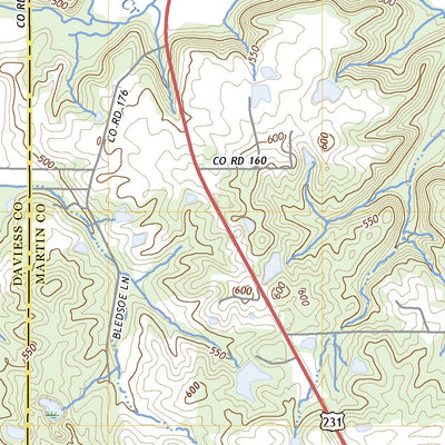 United States Geological Survey Alfordsville, IN (2022, 24000-Scale) digital map