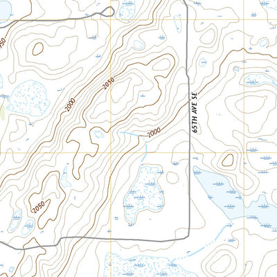 United States Geological Survey Alfred, ND (2020, 24000-Scale) digital map
