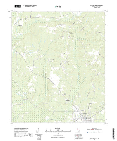 United States Geological Survey Aliceville North, AL (2020, 24000-Scale) digital map