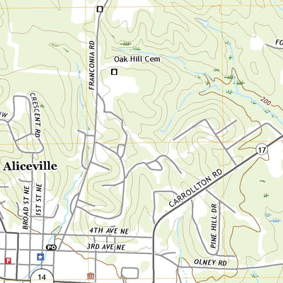 United States Geological Survey Aliceville North, AL (2020, 24000-Scale) digital map