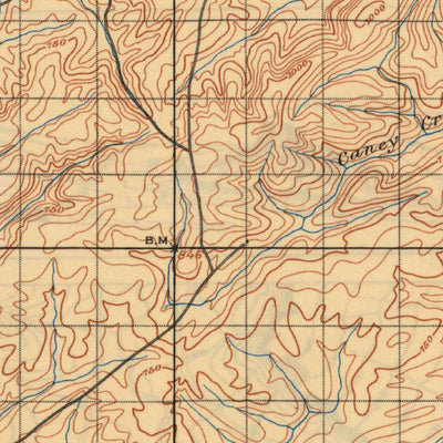 United States Geological Survey Alikchi, OK (1901, 125000-Scale) digital map