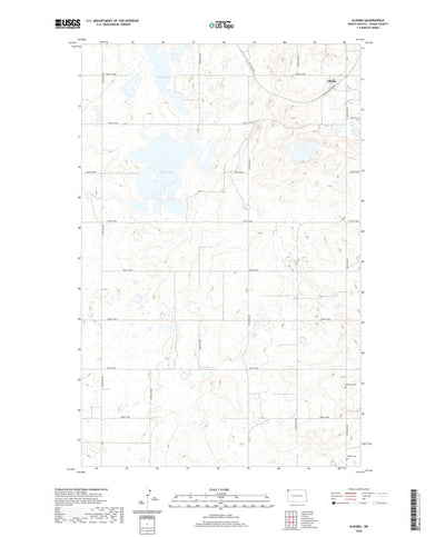 United States Geological Survey Alkabo, ND (2020, 24000-Scale) digital map